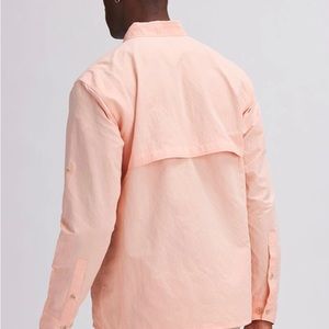 SIMMS Men’s Guide Long Sleeve Shirt Size M - Coral Reef